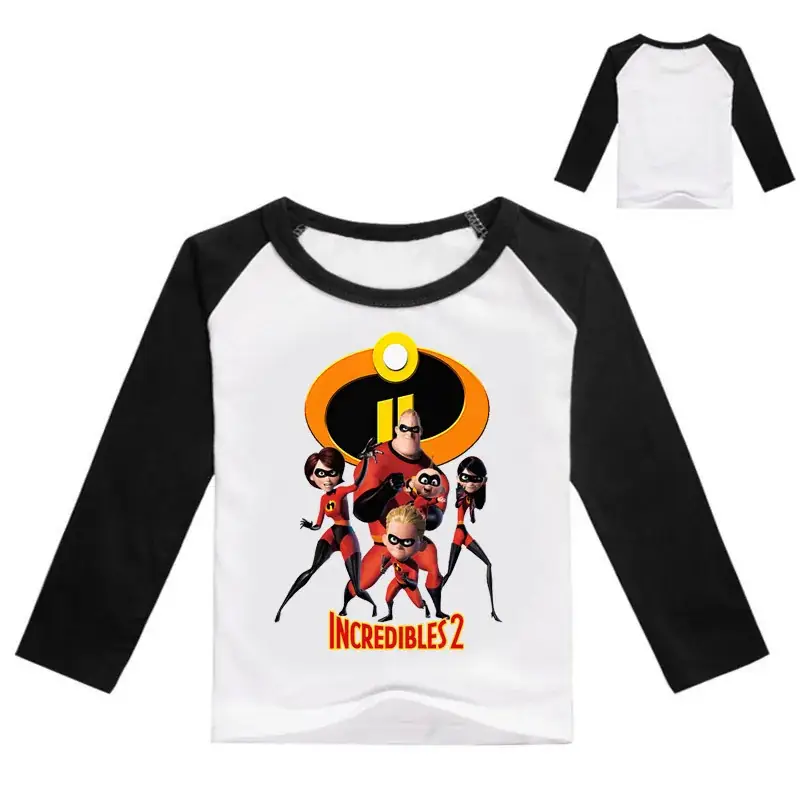 Incredible Z Kids T-Shirt White Black Long Sleeve