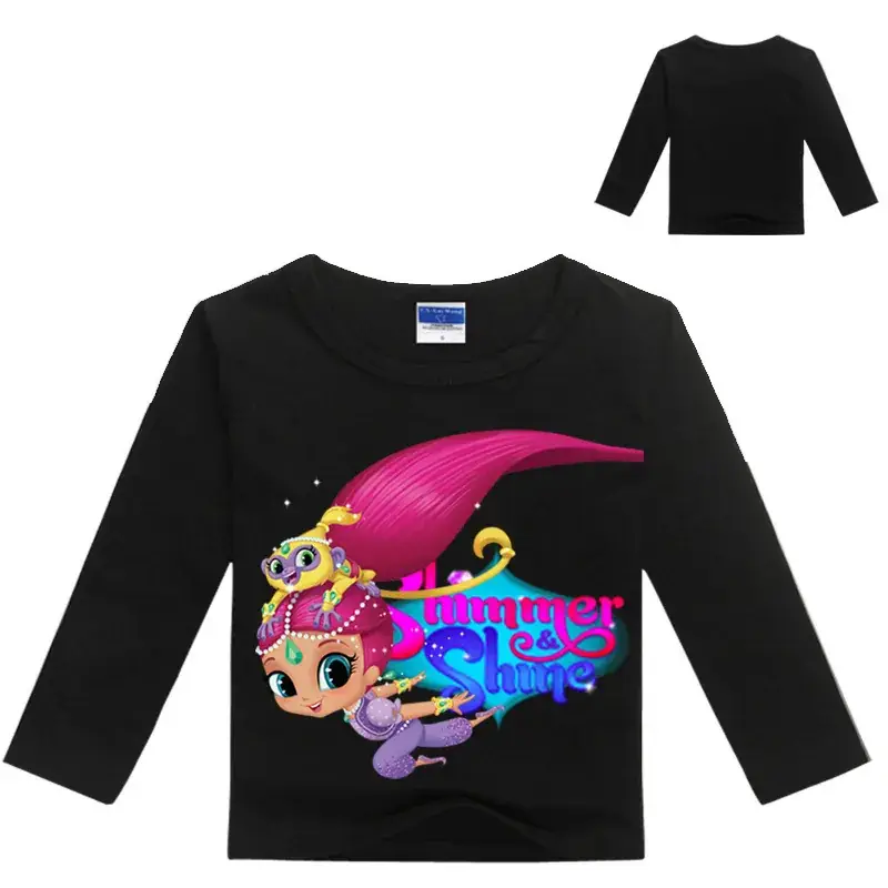 Girls Printed Long Sleeve T-Shirts 7632 - Image 10