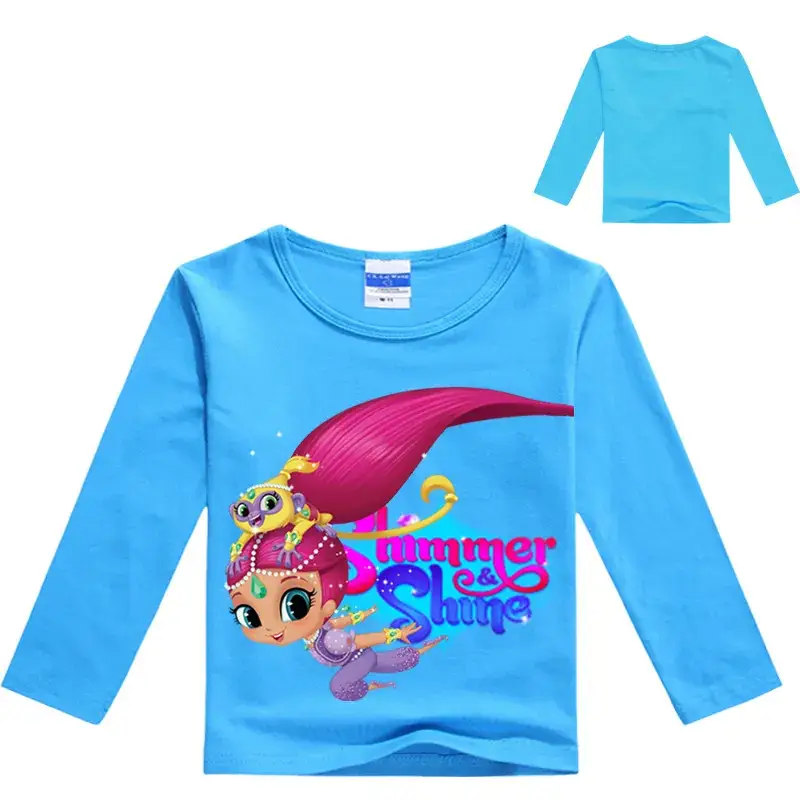 Girls Printed Long Sleeve T-Shirts 7632 — feature 2
