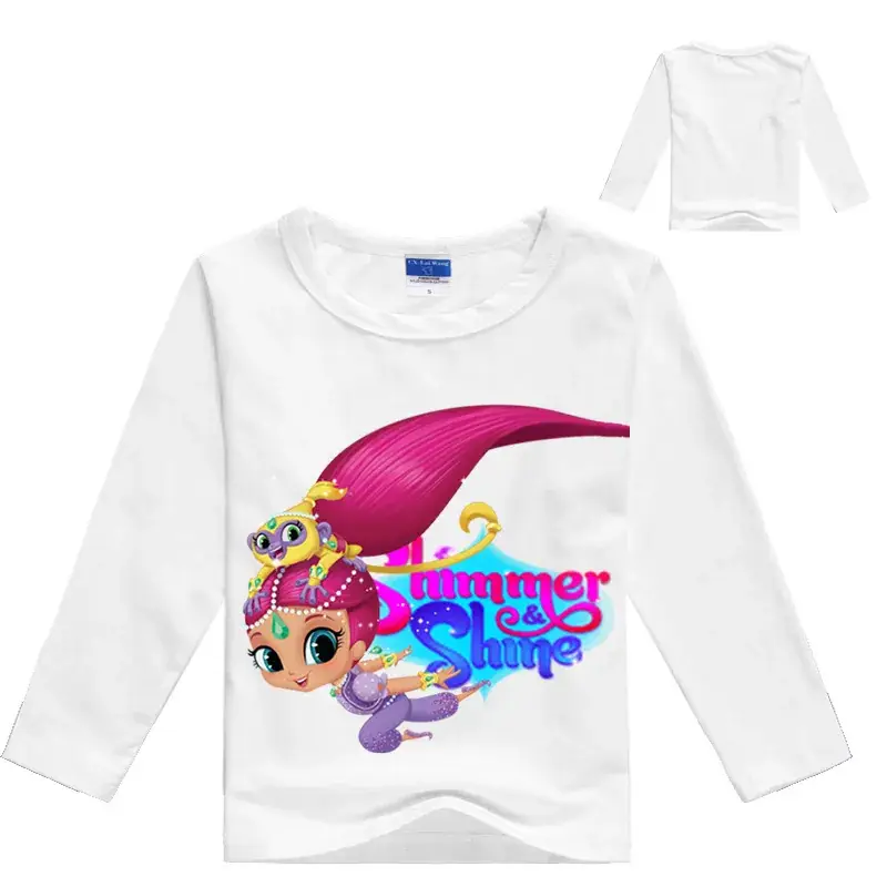 Girls Printed Long Sleeve T-Shirts 7632 — feature 8