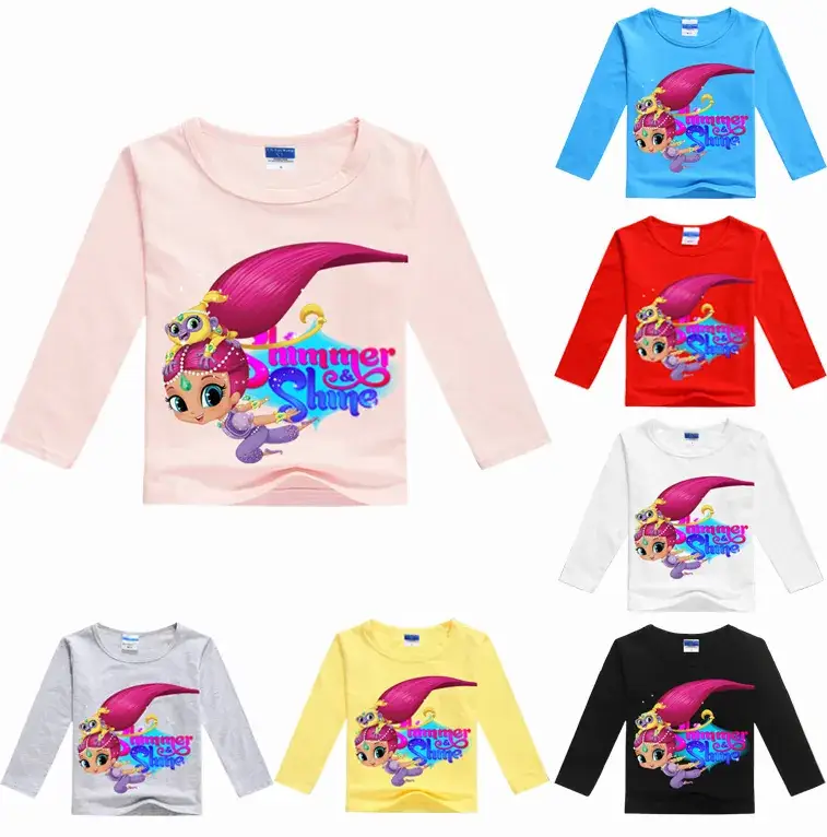 Girls Printed Long Sleeve T-Shirts 7632 — feature 9