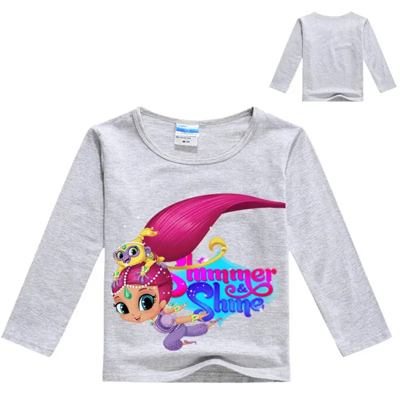 Girls Printed Long Sleeve T-Shirts 7632 - Image 5
