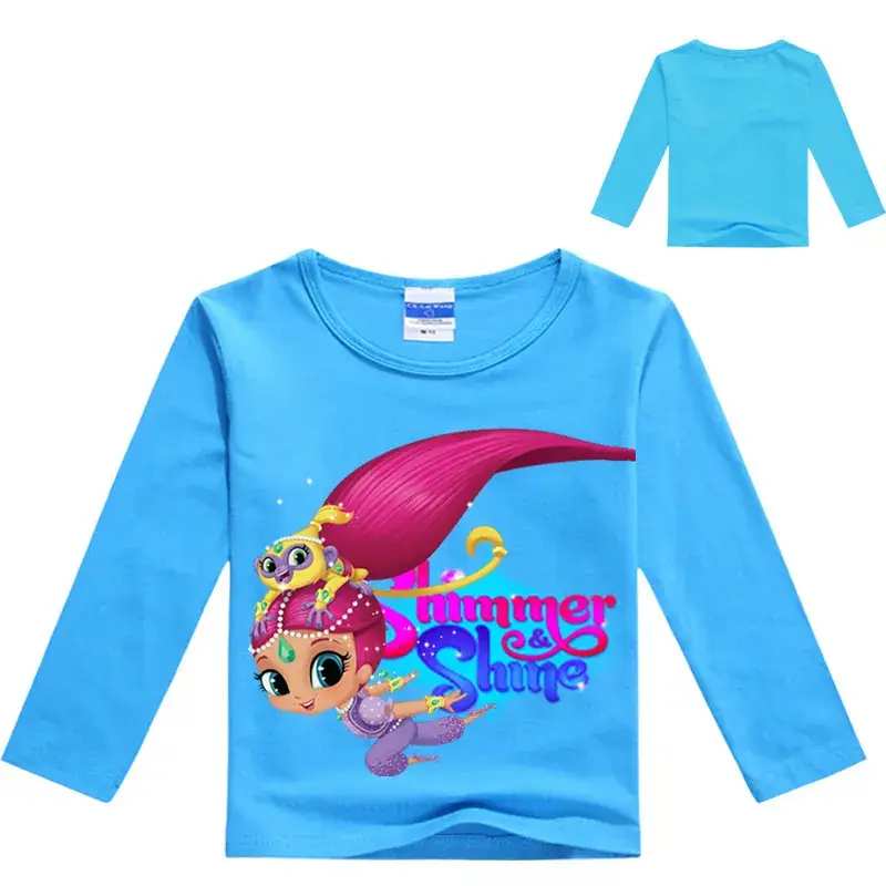 Girls Printed Long Sleeve T-Shirts 7632 - Image 7