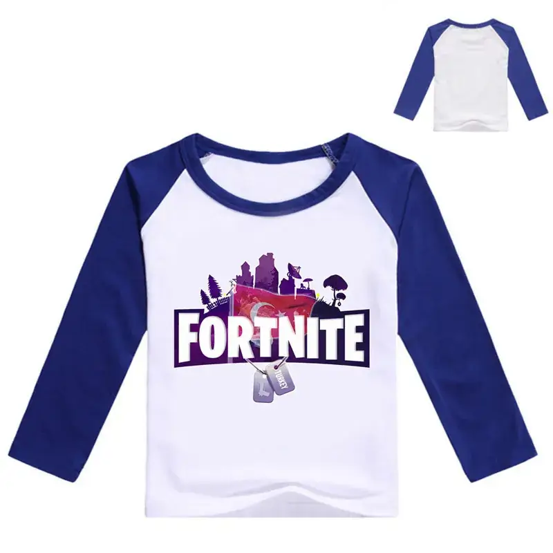 Fortnite Printed Long Sleeve T-Shirt for Girls Purple - Image 15