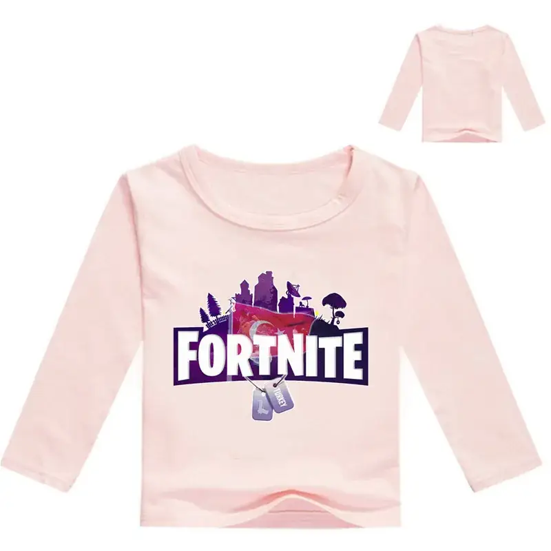Fortnite Printed Long Sleeve T-Shirt for Girls Purple - Image 17