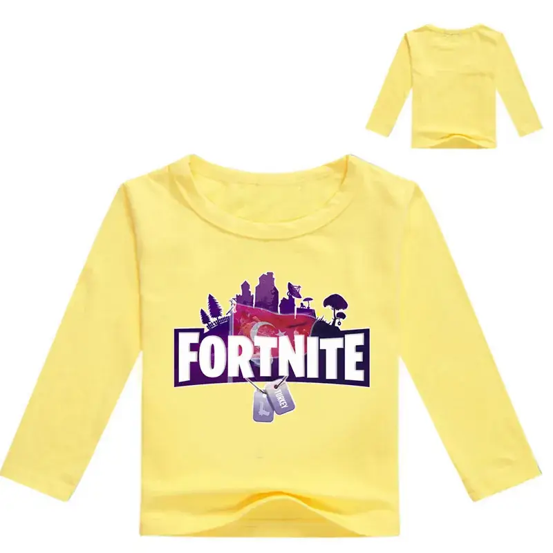 Fortnite Printed Long Sleeve T-Shirt for Girls Purple — feature 11