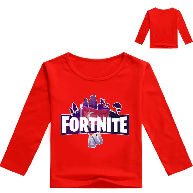 Fortnite Printed Long Sleeve T-Shirt for Girls Purple - Image 4