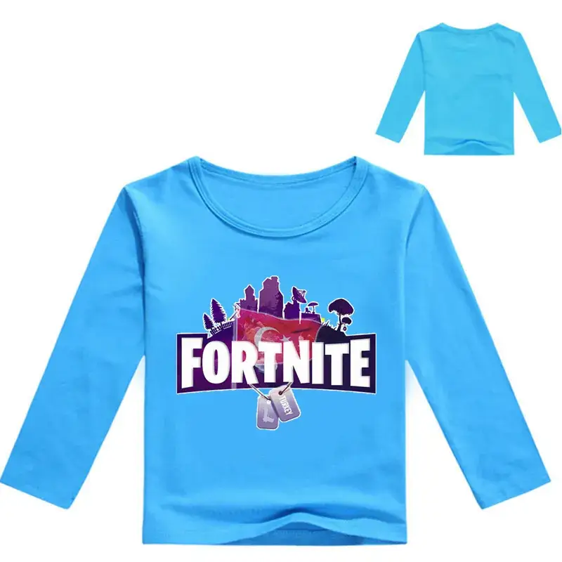 Fortnite Printed Long Sleeve T-Shirt for Girls Purple - Image 8