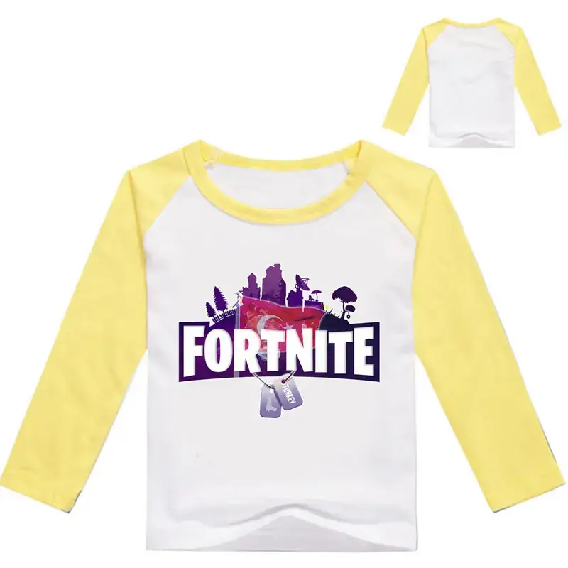 Fortnite Printed Long Sleeve T-Shirt for Girls Purple - Image 9