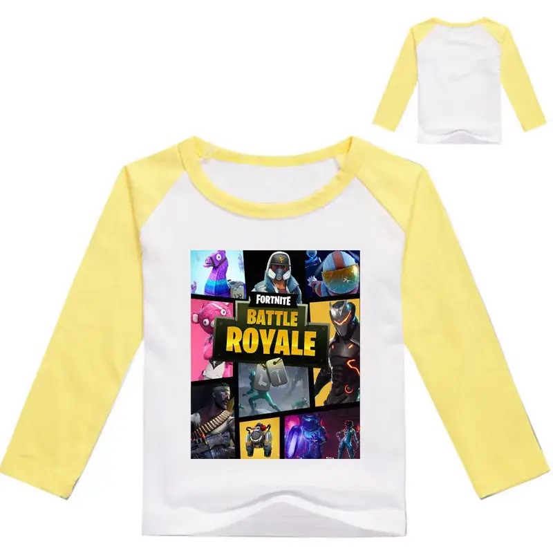 Kids Korean Graphic Long Sleeve T-Shirt Black White - Image 14