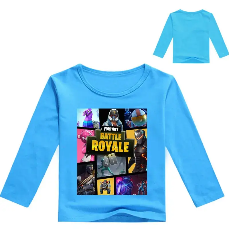 Kids Korean Graphic Long Sleeve T-Shirt Black White — feature 11
