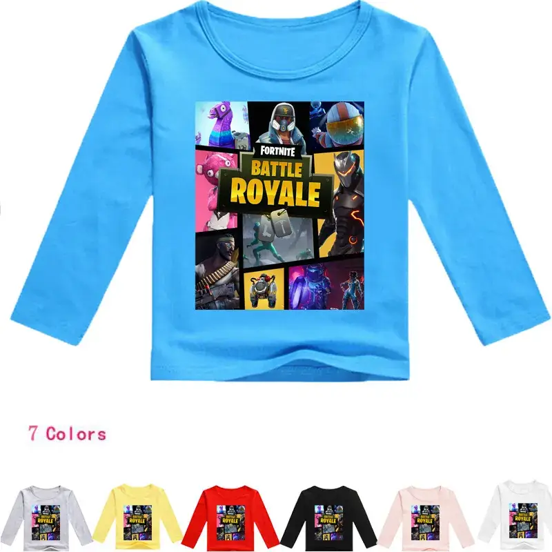 Kids Korean Graphic Long Sleeve T-Shirt Black White — feature 5