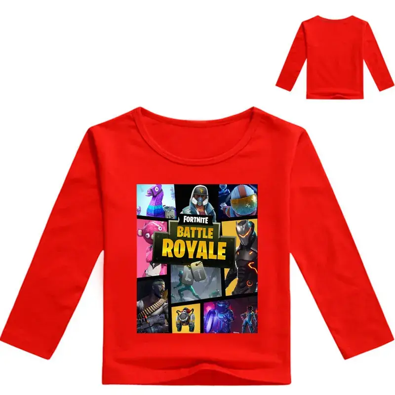 Kids Korean Graphic Long Sleeve T-Shirt Black White — feature 9