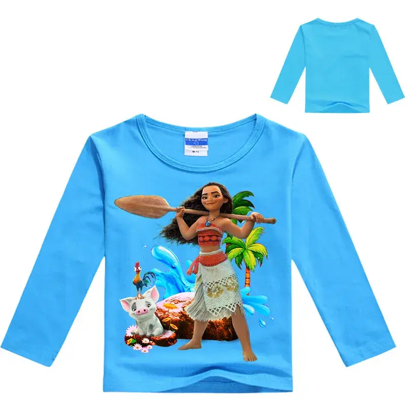 Children's Long Sleeve Printed T-Shirt White 7601 - Image 9