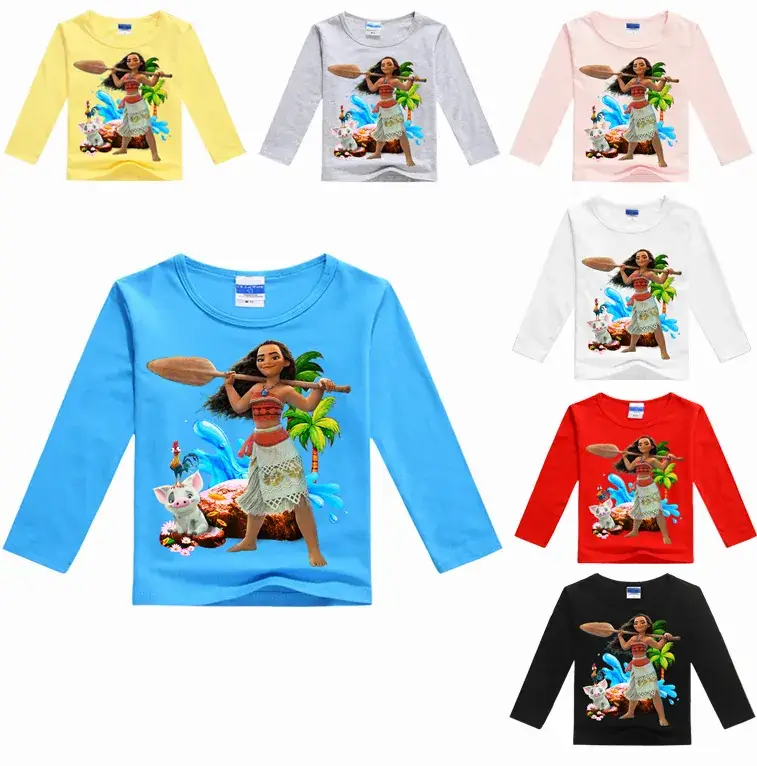 Children's Long Sleeve Printed T-Shirt White 7601 — feature 2