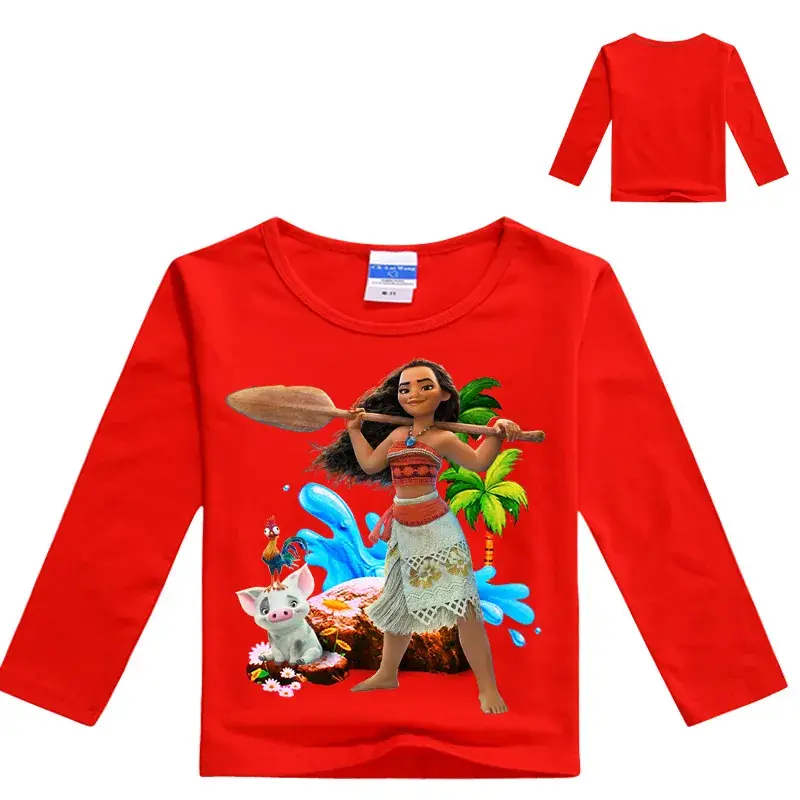 Children's Long Sleeve Printed T-Shirt White 7601 — feature 5