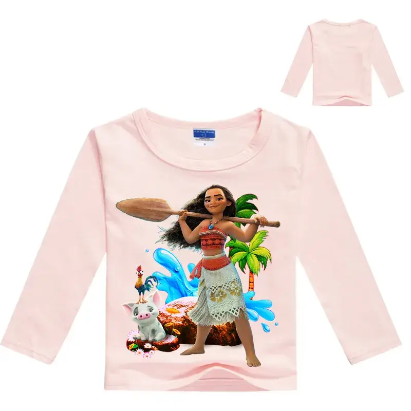 Children's Long Sleeve Printed T-Shirt White 7601 - Image 7
