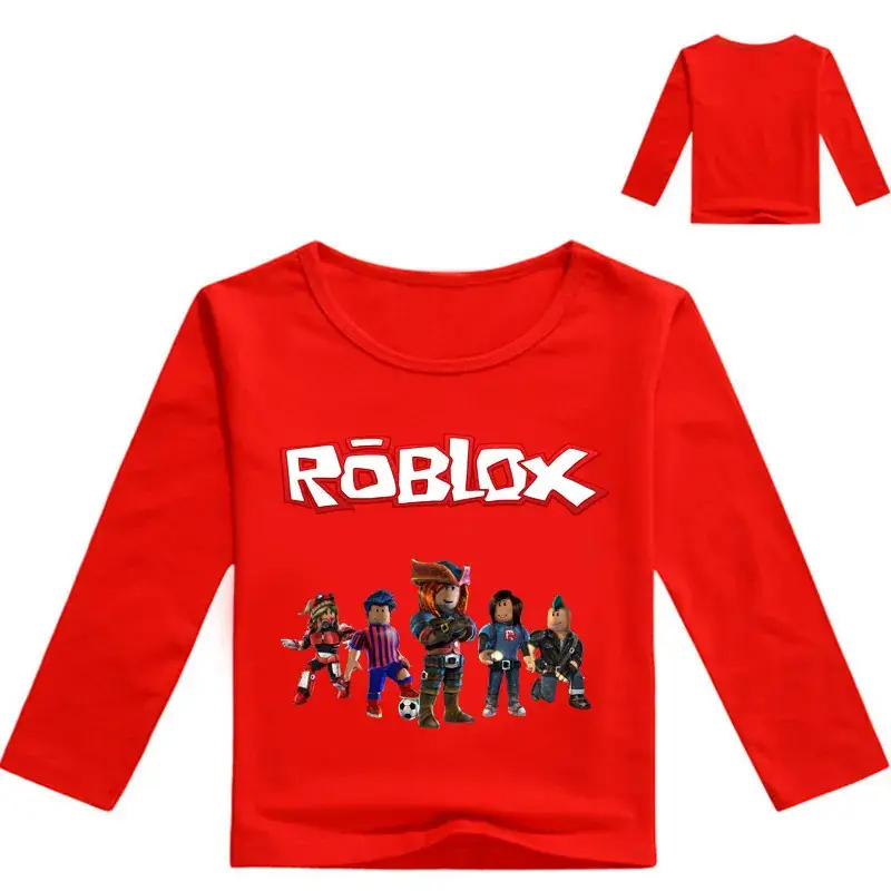 Roblox Kids T-Shirt Yellow White Long Sleeve