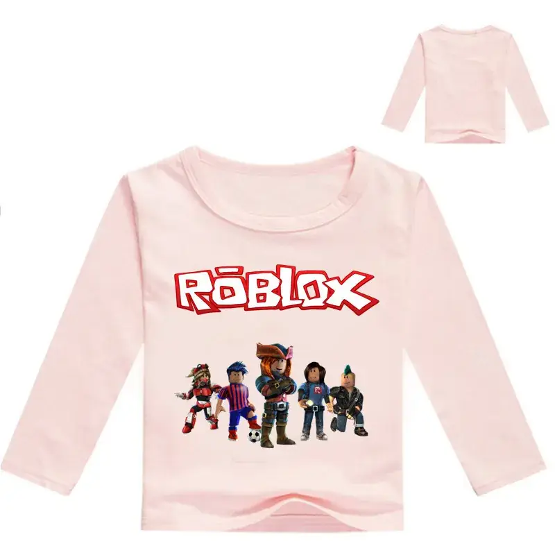 Roblox Kids T-Shirt Yellow White Long Sleeve