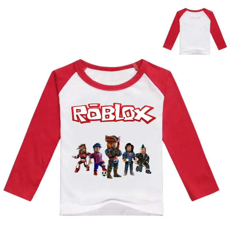Roblox Kids T-Shirt Yellow White Long Sleeve
