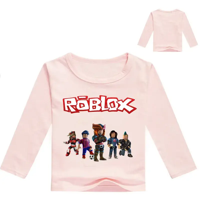 Roblox Kids T-Shirt Yellow White Long Sleeve