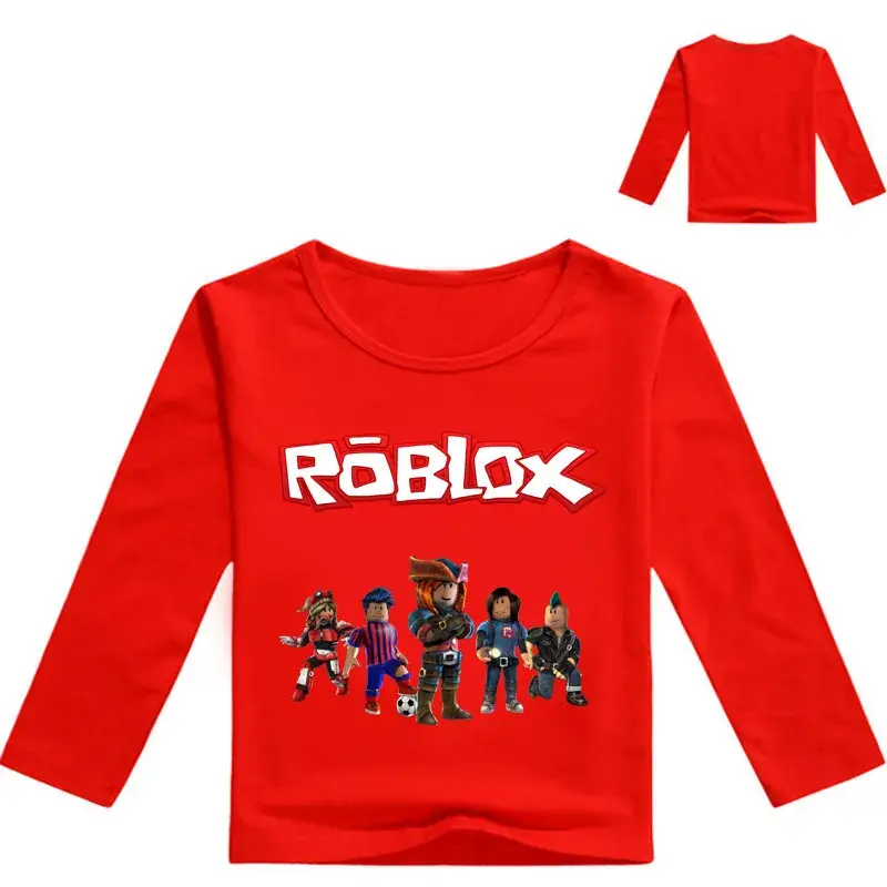 Roblox Kids T-Shirt Yellow White Long Sleeve
