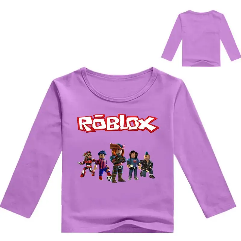 Roblox Kids T-Shirt Yellow White Long Sleeve
