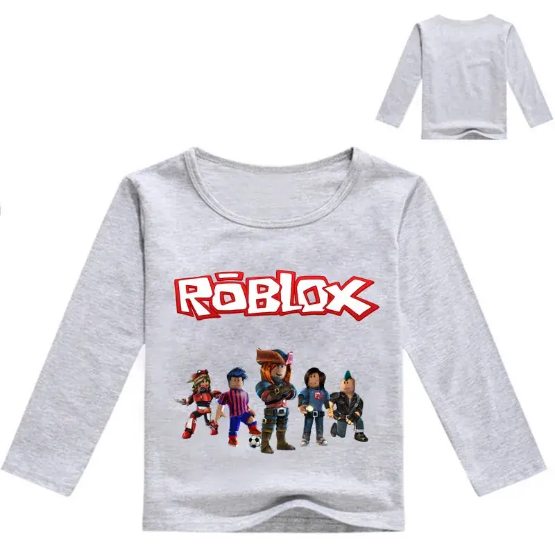Roblox Kids T-Shirt Yellow White Long Sleeve