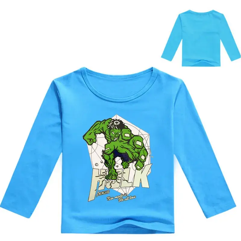 Kids Long Sleeve Hulk T-Shirt Pink — feature 2