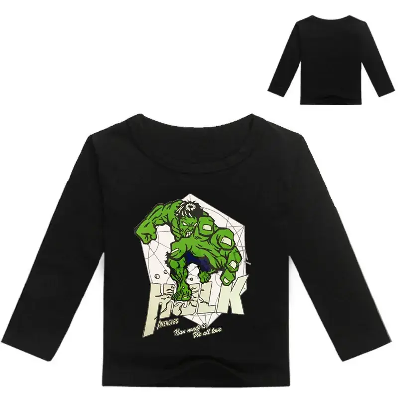 Kids Long Sleeve Hulk T-Shirt Pink — feature 3