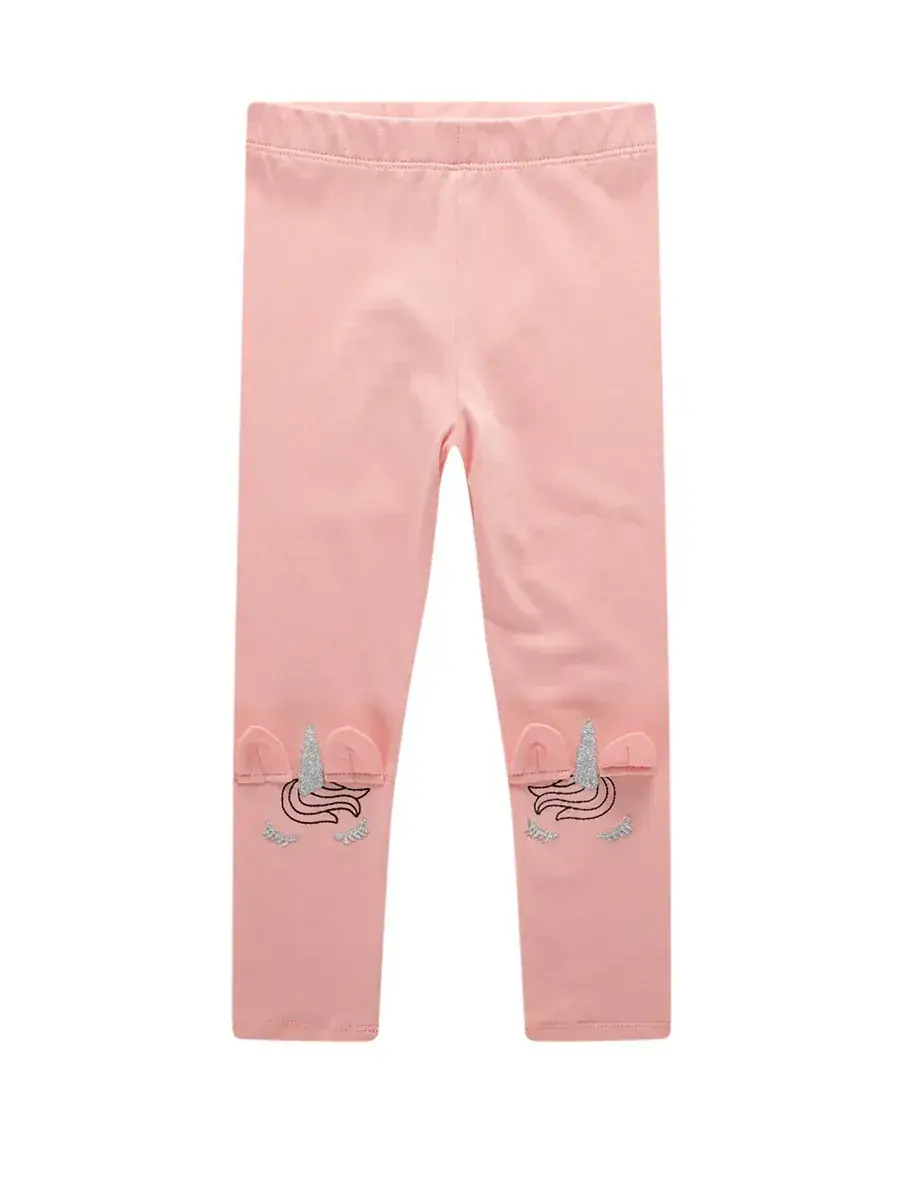 Girls Pink Unicorn Leggings 2025 Spring Fall - Image 11