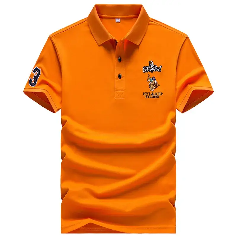 Men's Light Blue Polo Shirt with Wheat Logo & Number 9