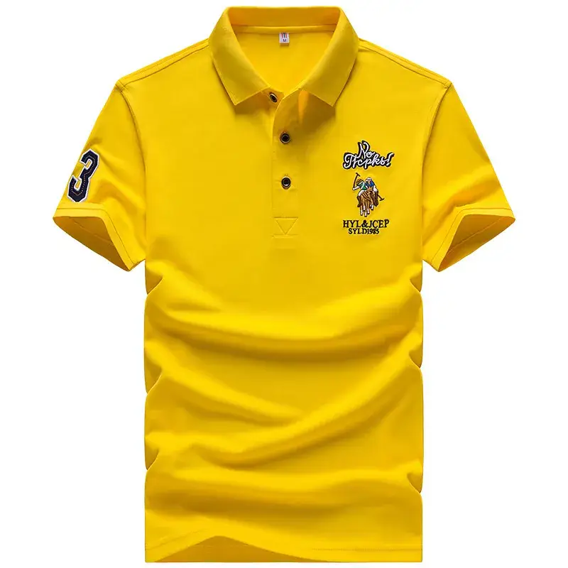Men's Light Blue Polo Shirt with Wheat Logo & Number 9