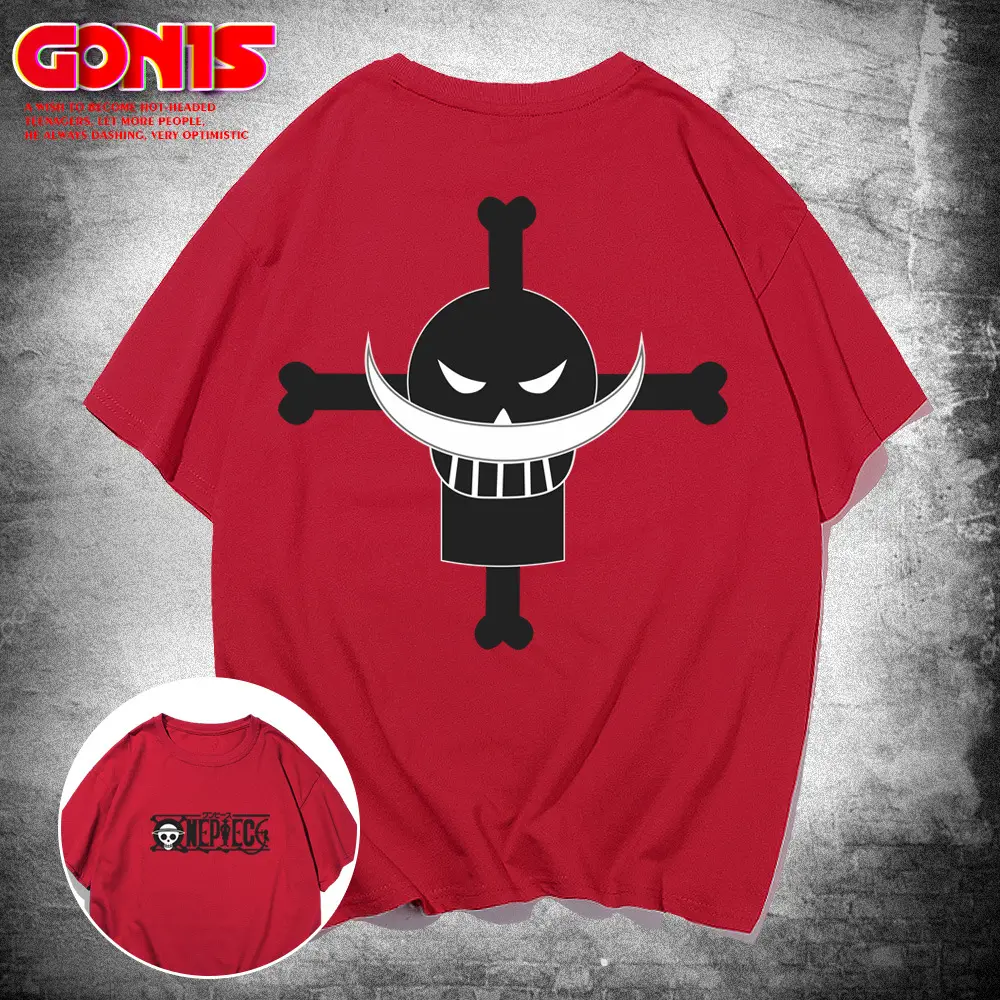 Men Women White Beard Printed T-Shirt Summer Casual - Image 4