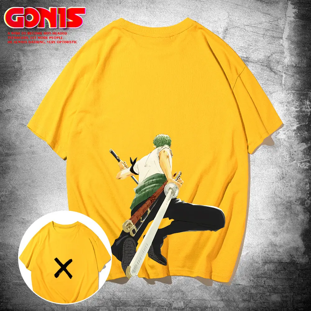 One Piece T-Shirt Joint Solon Yellow Short Sleeve - Image 9