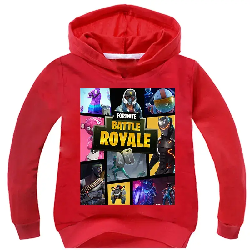Black Fortnite Battle Royale Hoodie for Kids — feature 4