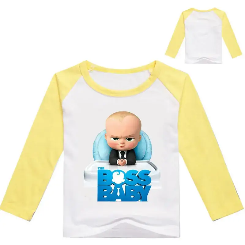 Baby Boss Printed Long Sleeve T-Shirt for Kids - Image 8