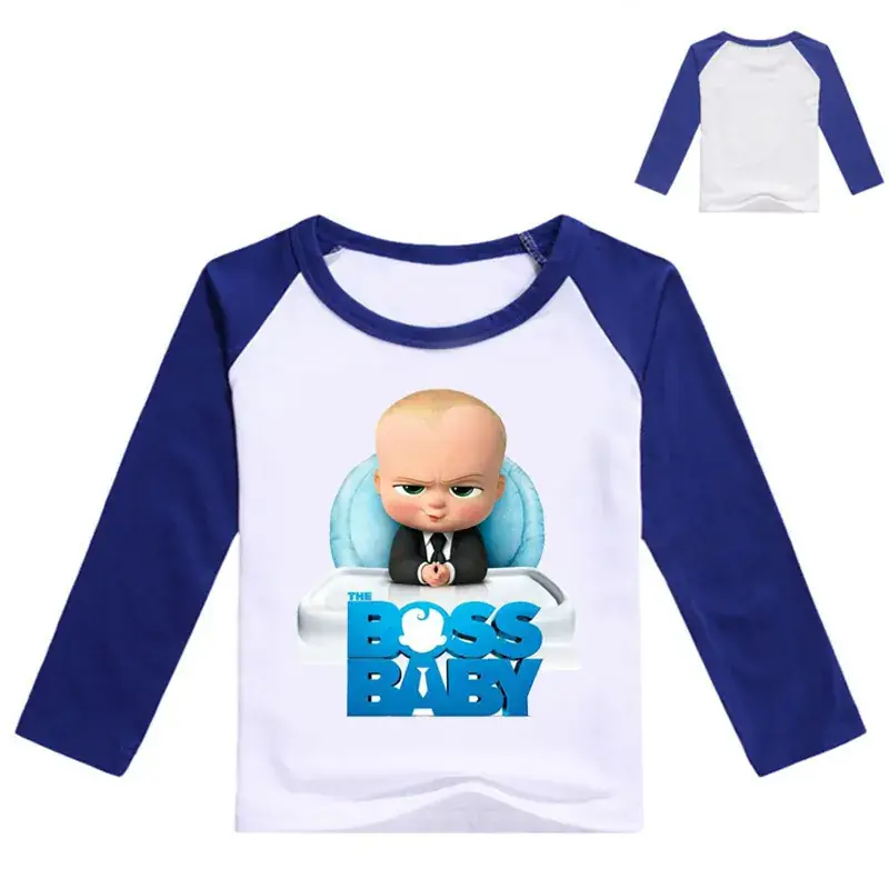 Baby Boss Printed Long Sleeve T-Shirt for Kids — feature 6