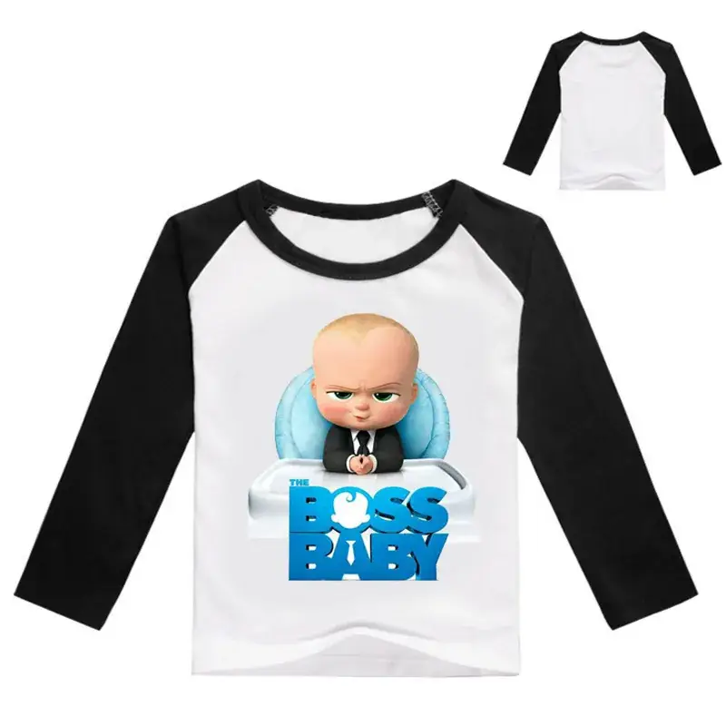 Baby Boss Printed Long Sleeve T-Shirt for Kids - Image 3