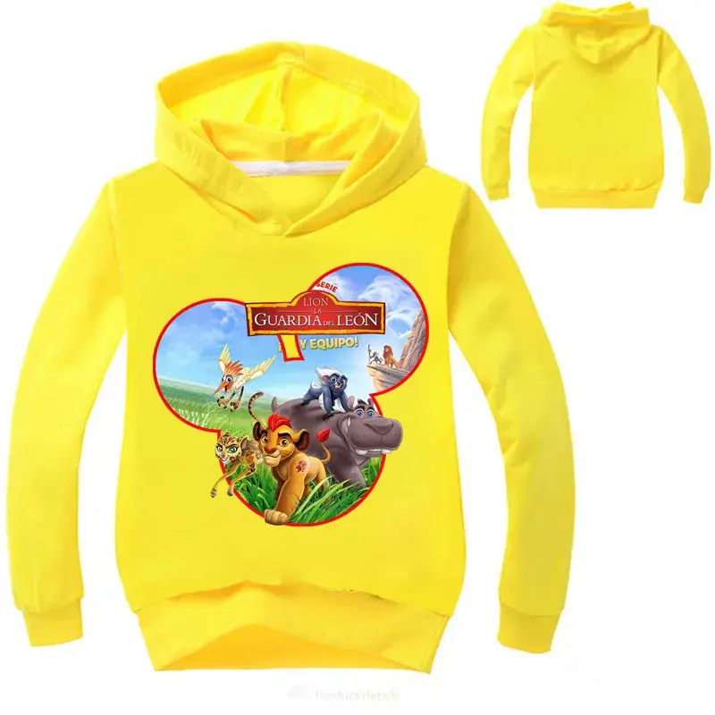 Pink Kids Hooded Hoodie with Disney Design