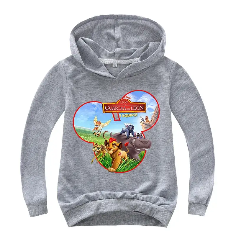 Pink Kids Hooded Hoodie with Disney Design