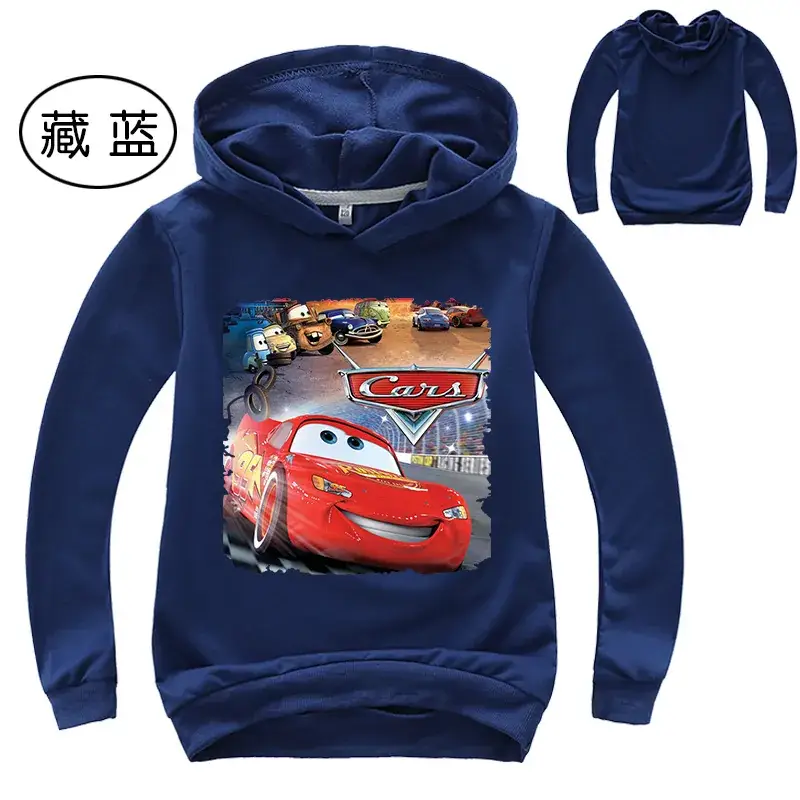Kids Pink Cars Hoodie Sweatshirt Long Sleeve Hoodie