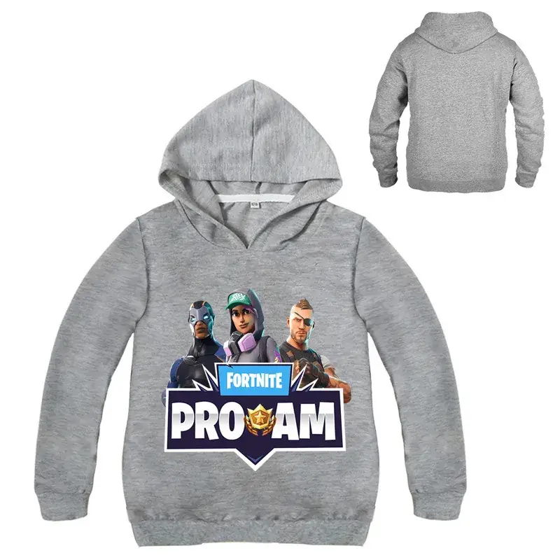FOTOTITE PRO TEAM Grey Hoodie for Kids 2018 — feature 3