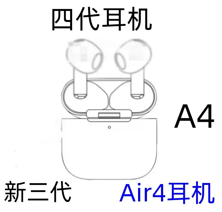 Third Gen Bluetooth Headset A4 with Charging Case