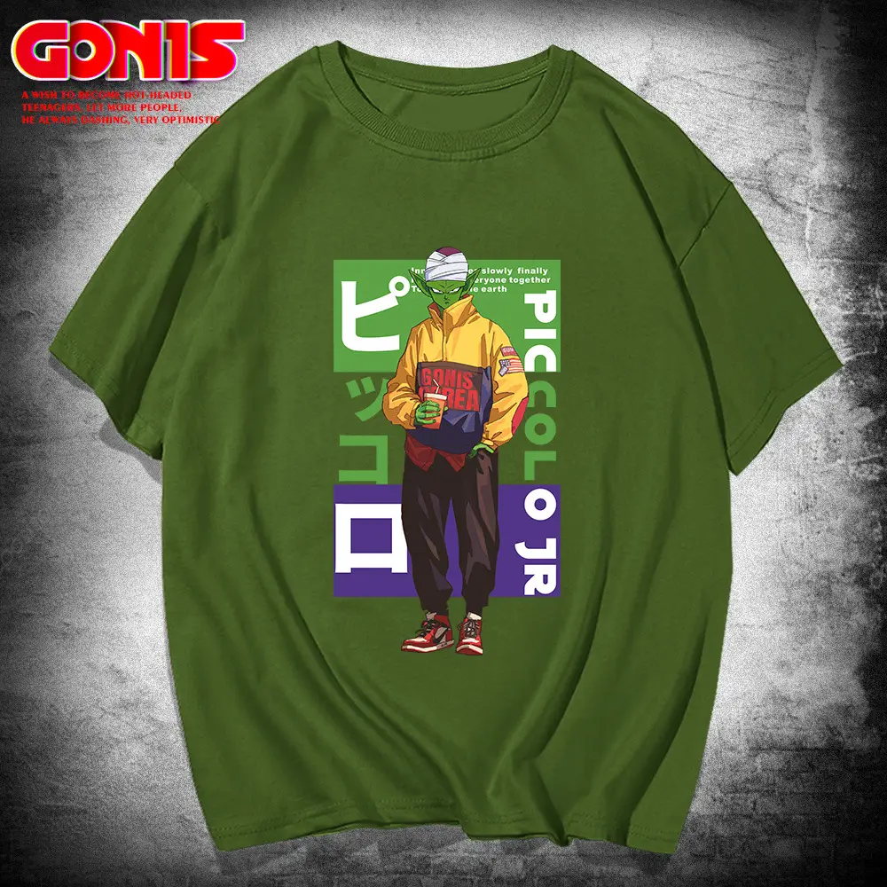 Men Graphic T-Shirt Yellow Bick Devil High School Design - Image 6