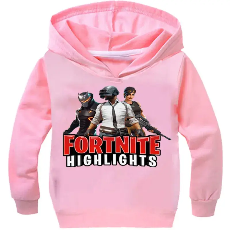 Fortnite Highlights Yellow Hooded Sweatshirt for Boys