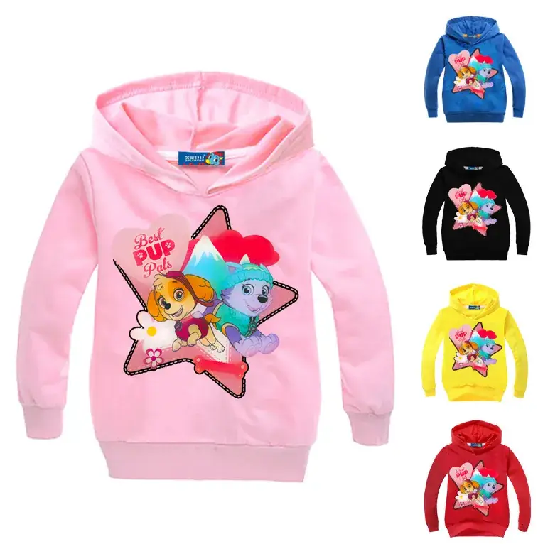 Children's Yellow Star Print Hoodie Set — feature 3