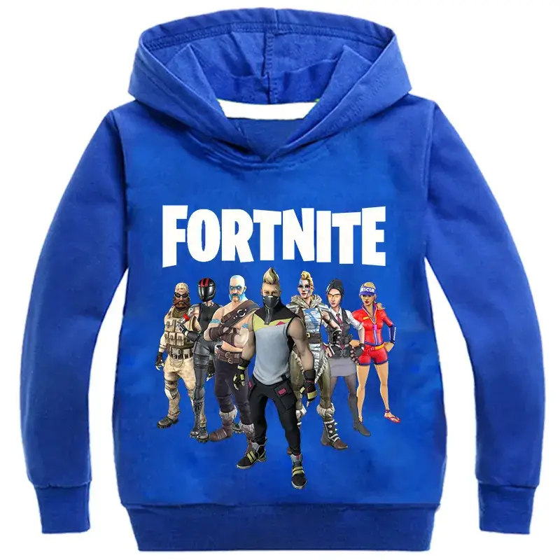 Fortnite Hoodie for Kids Blue Medium to XL — feature 4