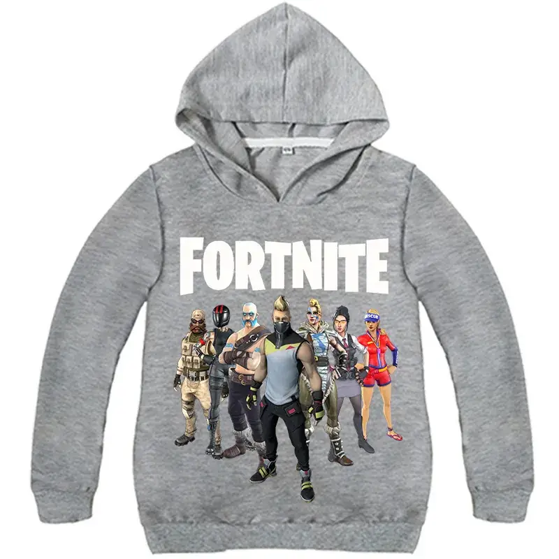 Fortnite Hoodie for Kids Blue Medium to XL