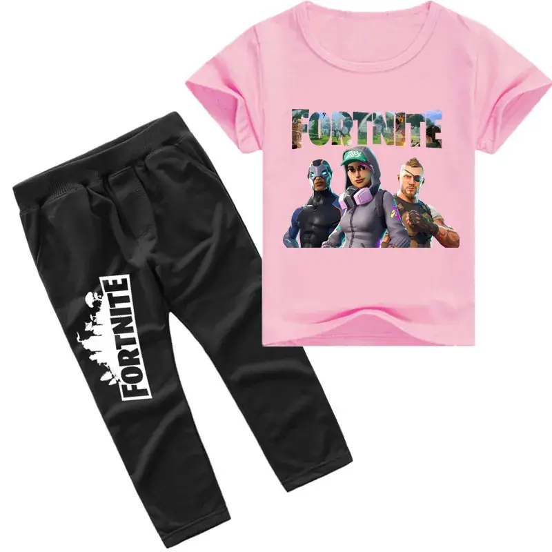 Fortnite Printed Boys Yellow Black Casual Set - Image 11
